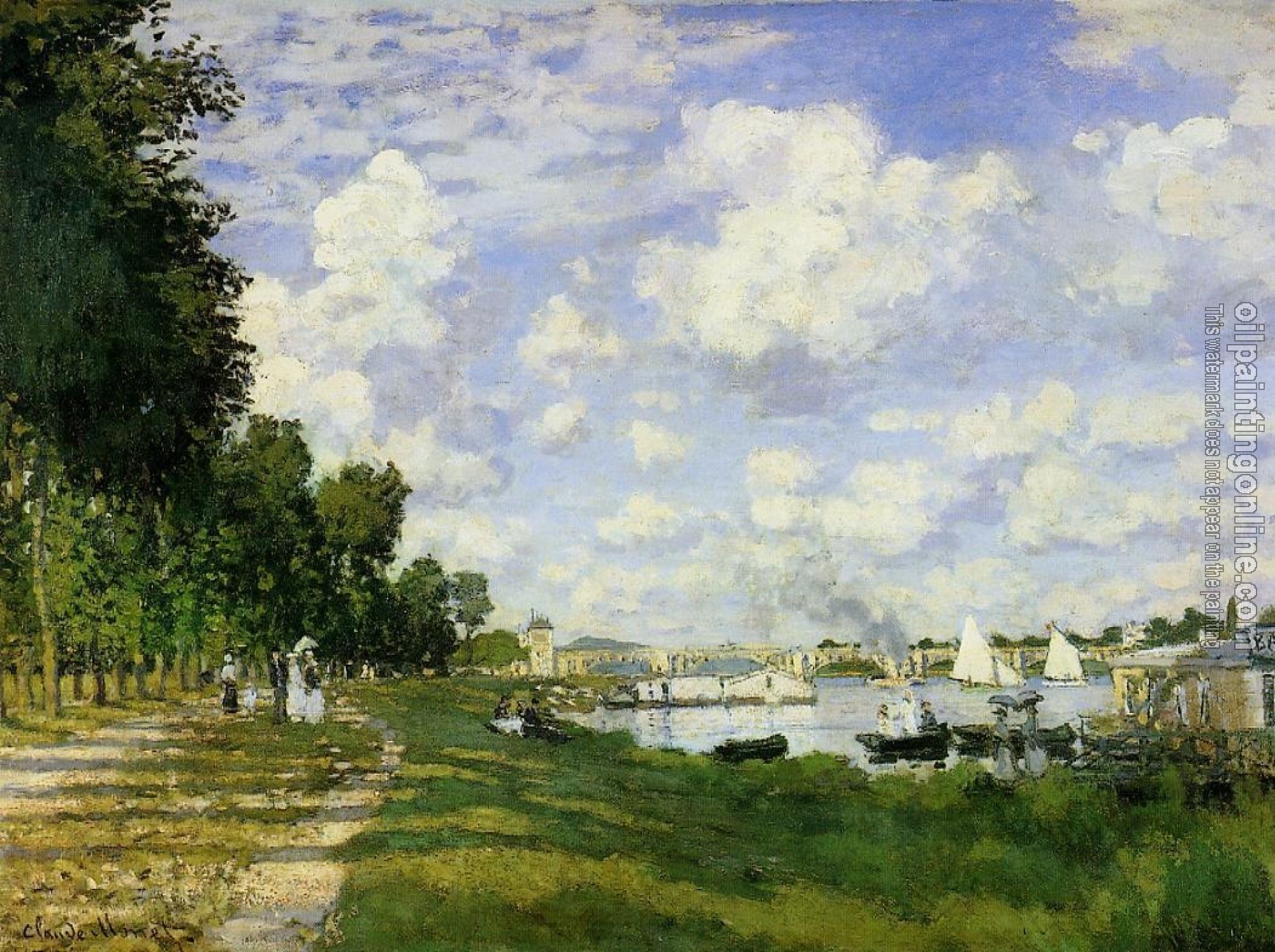 Monet, Claude Oscar - The Basin at Argenteuil